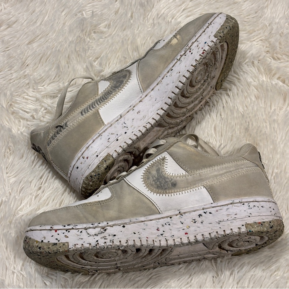 Nike Air Force 1 Crater White Black Zebra DH0927 101 Women's Size 7 - Picture 3 of 10